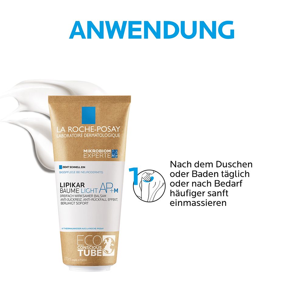 La Roche Posay Lipikar Baume Light AP + M Lotion + La Roche Posay Lipikar Huil Lavant 100ml GRATIS