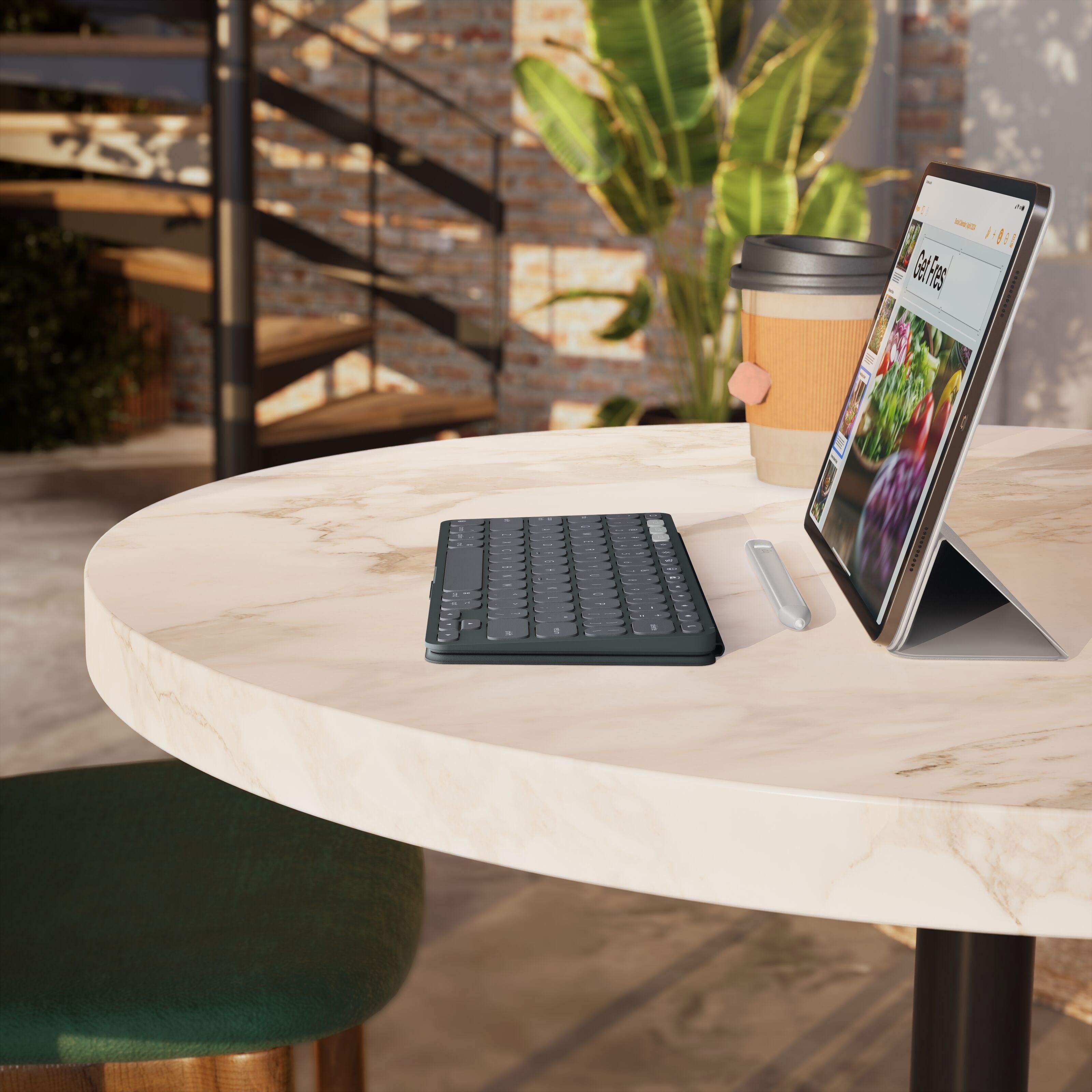 Logitech Keys-To-Go 2 Portabelt Bluetooth-tastatur