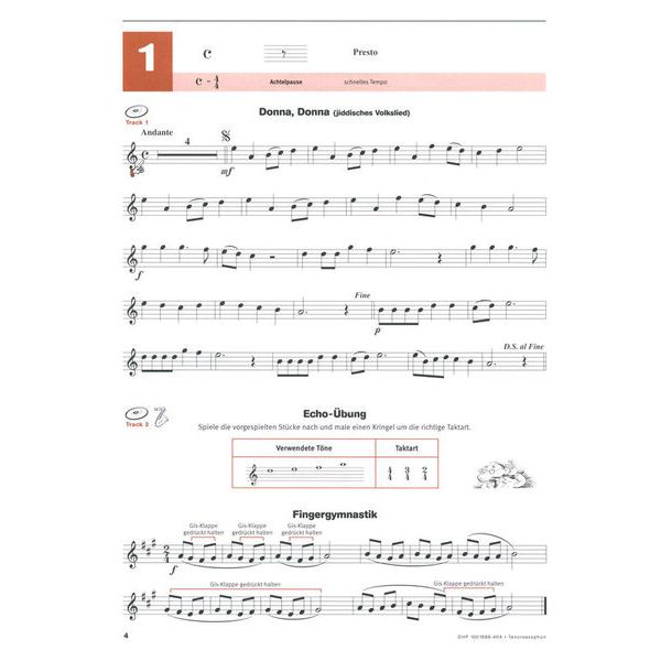 De Haske Hören Lesen Schule 2 Tenor Sax