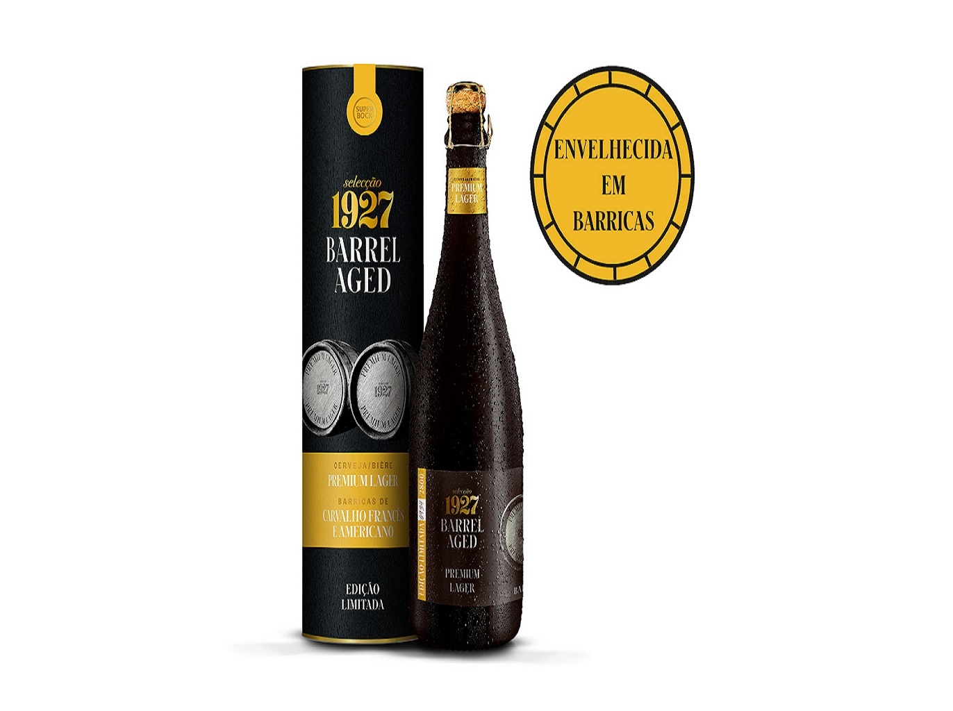 CERVEJA SUPER BOCK 1927 BARREL AGED PREMIUM LAGER 0.75L