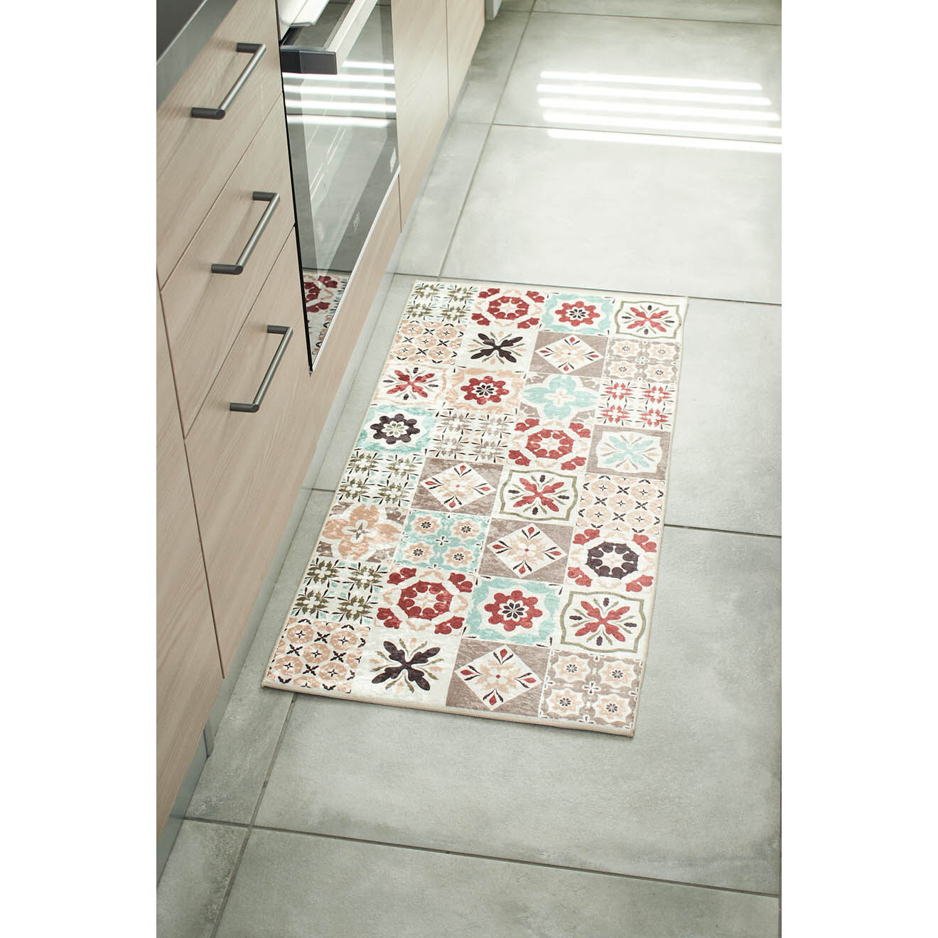 Nazar Rugs Tapis Azulejo 756 multicolore - 50x100 cm