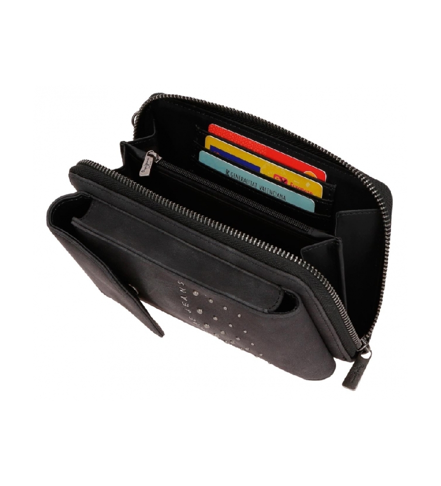 Bolsa de ombro preta Holly da Pepe Jeans