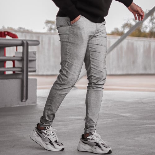 Pantalon Chino Gris