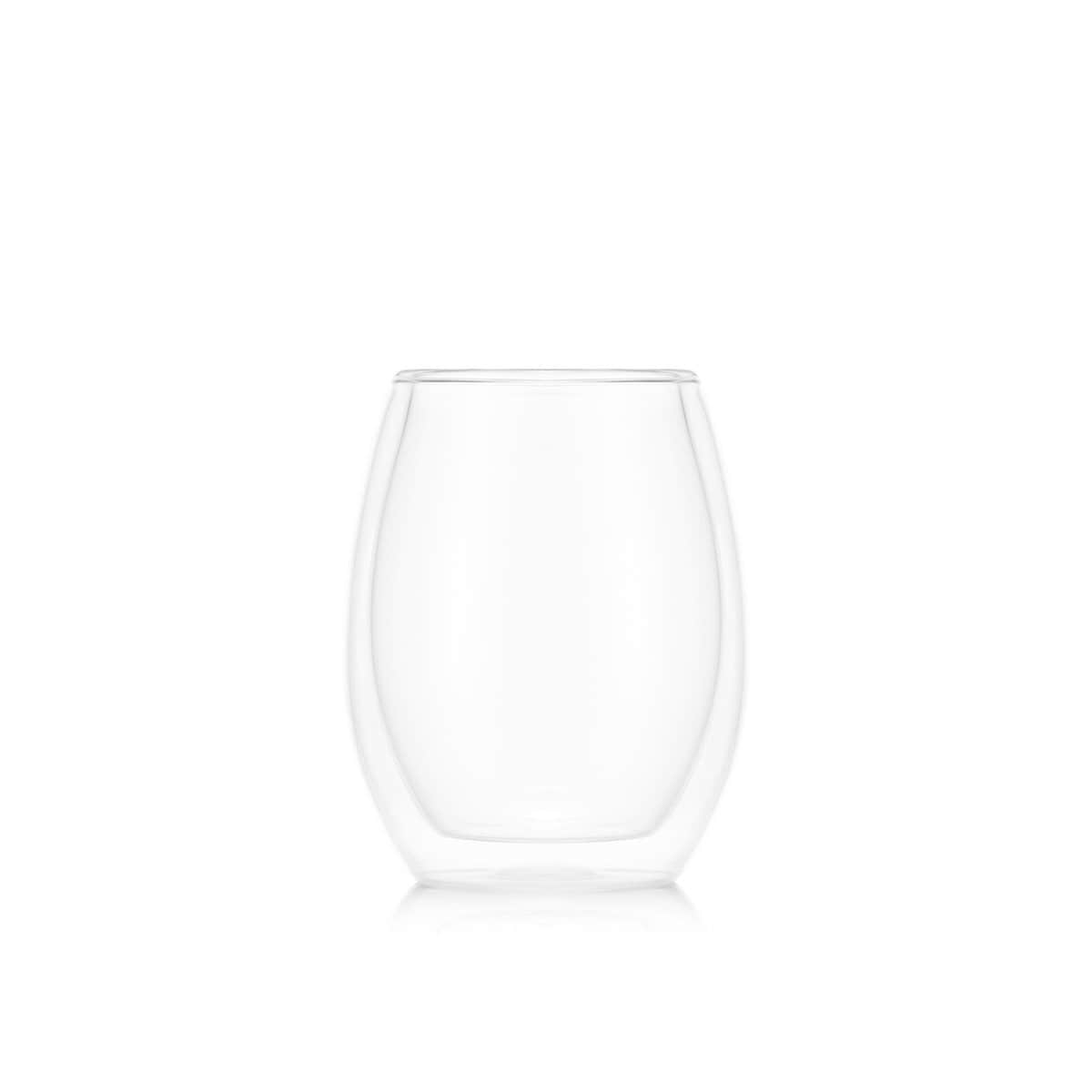 Bodum Sett med med 2 dobbeltveggede vinglass- Merlot SKÅL 0.5 L