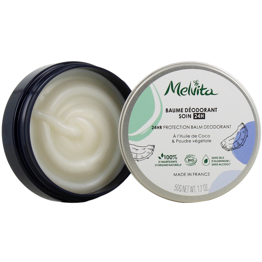 Melvita baume déodorant soin efficacité 24h - Sans sels d'aluminium