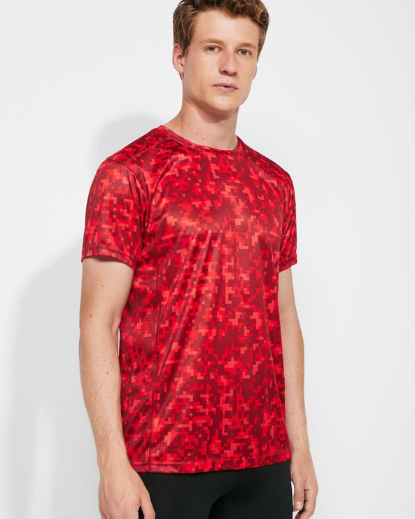 Roly CA0201 - ASSEN T-shirt technique en manches courtes avec motifs