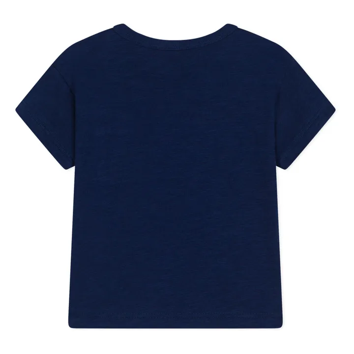 Petit Bateau T-shirt Marmiton Jersey Flammé | Bleu marine