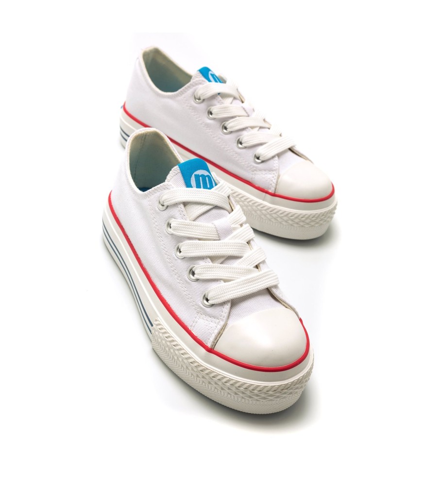 Tênis Mustang Infantil Tamanho Grande Branco