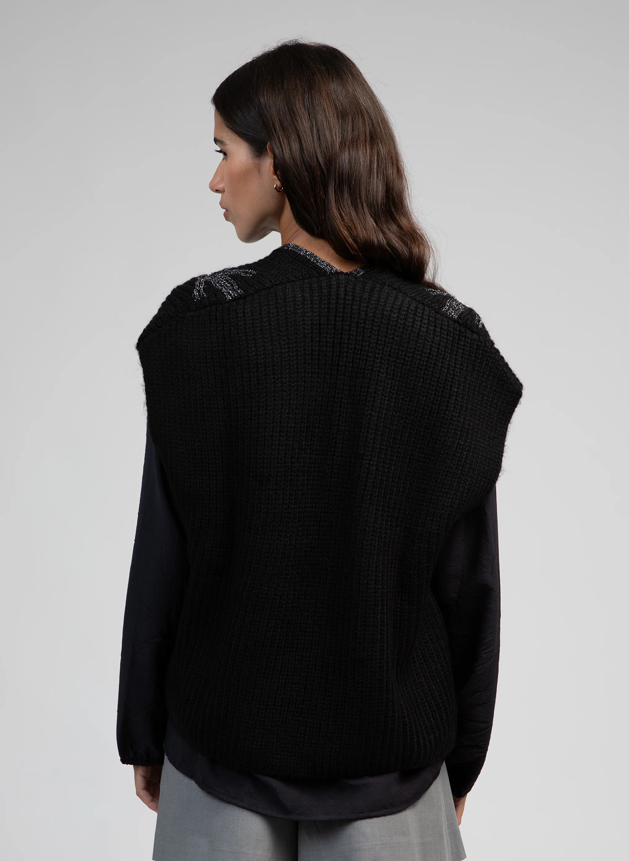 LADAKINI - Gilet jacquard| Gris