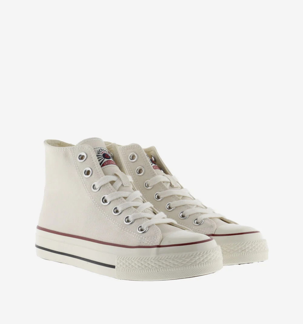 TRIBU BRILLO BOTTINE TOILE BRILLANTE Baskets montantes en toile pour femme CRUDO