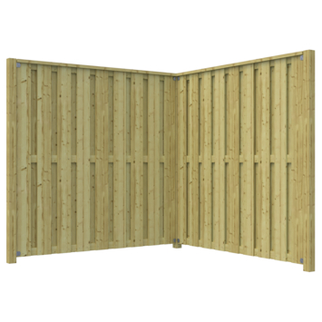 Schutting startpakket Royal grenen ca. 3,8 m lang