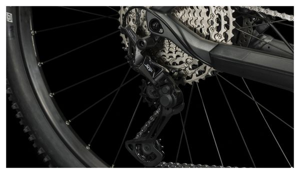 VTT Électrique Semi-Rigide Cube Reaction Hybrid Race 750 Shimano Deore/XT 12V 750 Wh 27.5'' Gris Metal