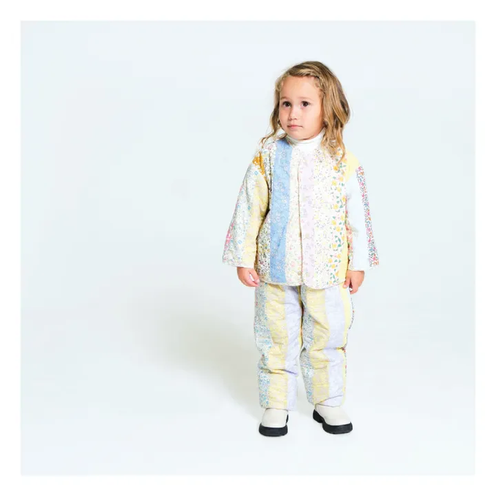 Esther Veste Matelassée Patchwork Bingley | Jaune