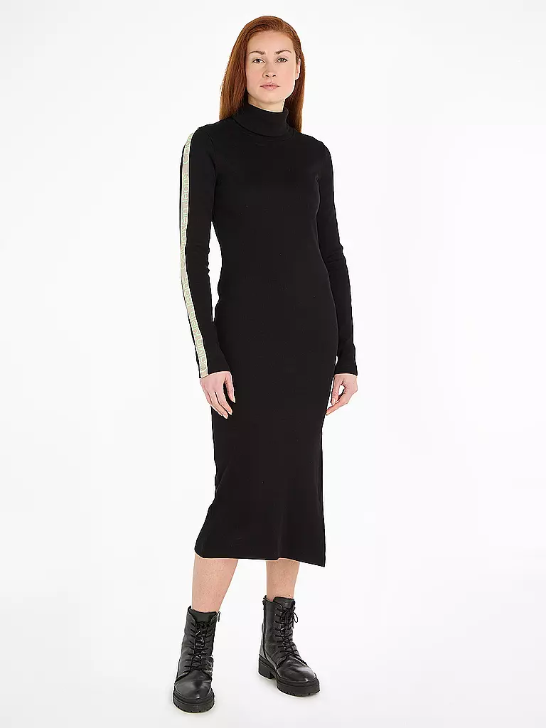 CALVIN KLEIN JEANS Maxikleid  schwarz