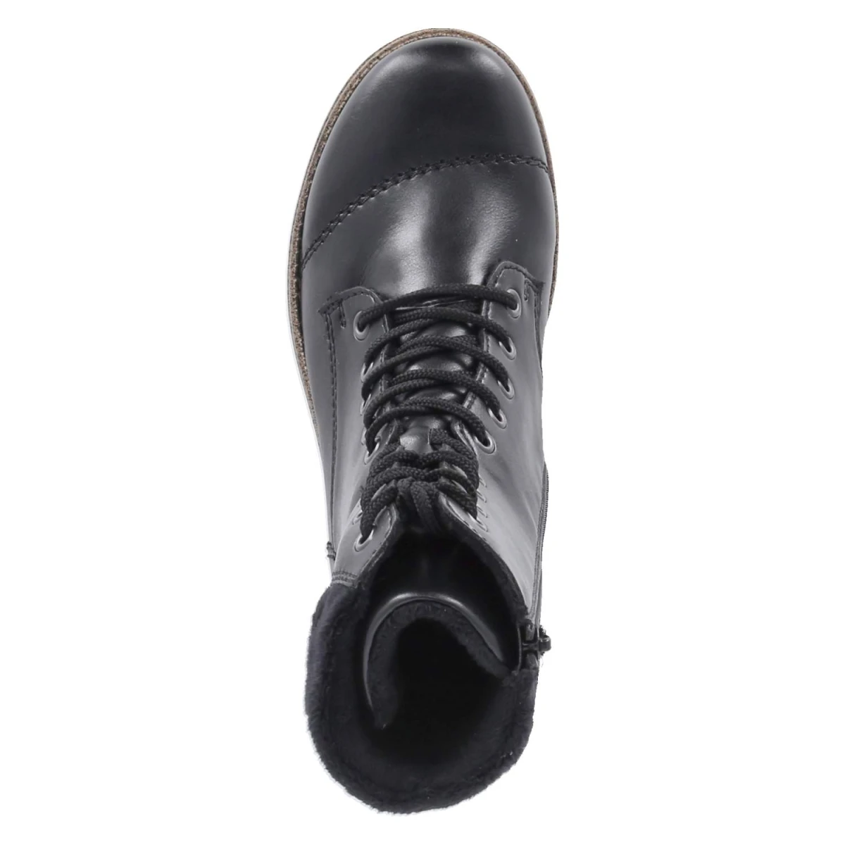RiekerSchnürstiefeletten - schwarz/schwarz