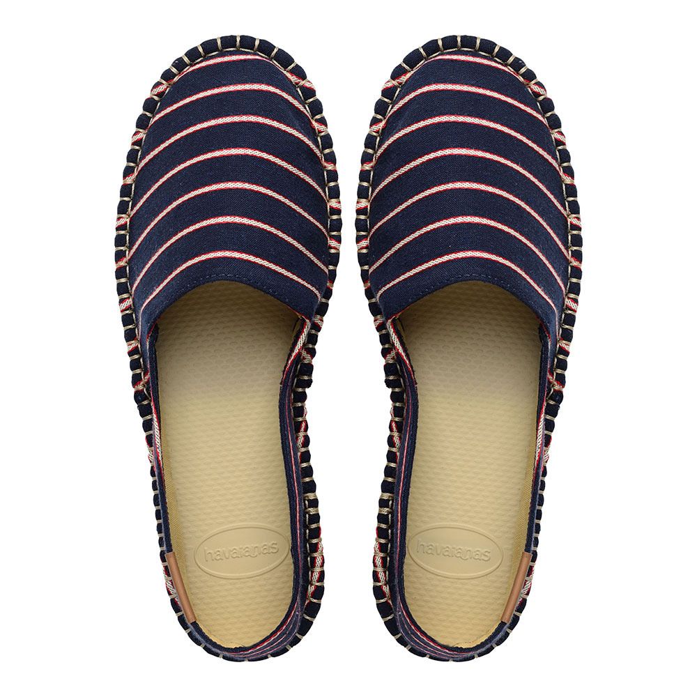 Havaianas ORIGINE IV PRINT - Espadrilles sand/navy blue/red