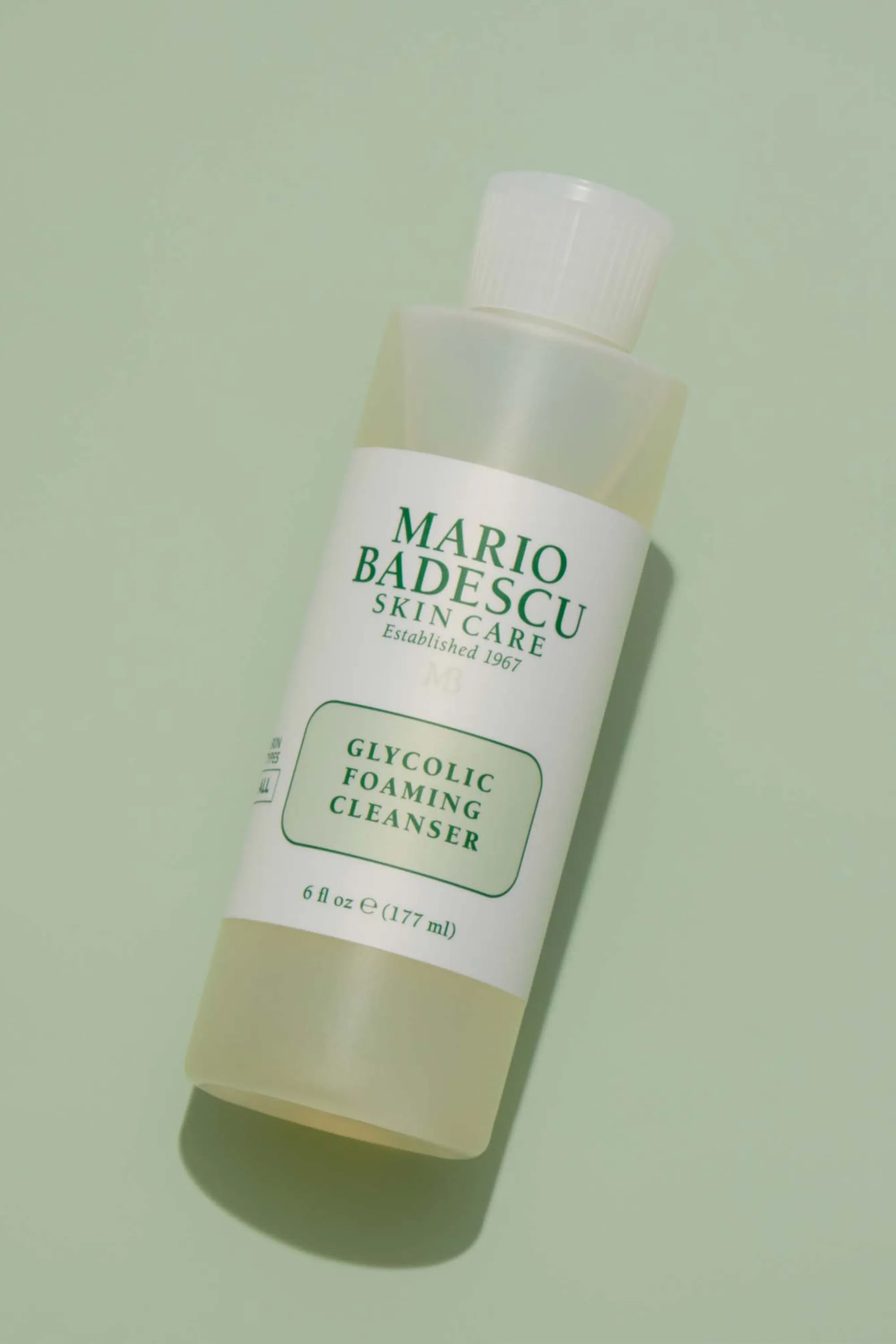 Mario Badescu Mousse nettoyante visage à l’acide glycolique-177 ml