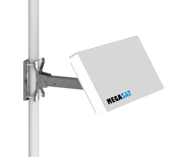 Megasat D2, 10,7 - 12,75 GHz, 1100 - 2150 MHz, 950 - 1950 MHz, 33 dBi, Horisontal/vertikal polarisering, Hvid