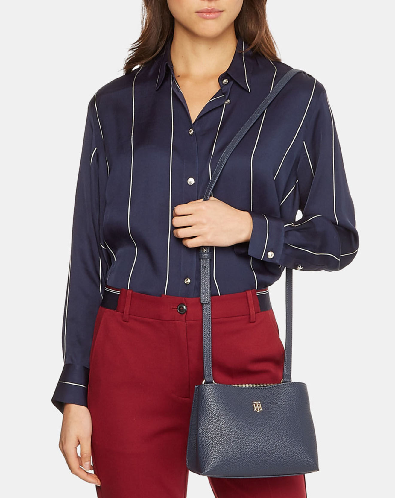 Tommy Hilfiger Sac bandoulière Element bleu marine - 16x22x8 cm