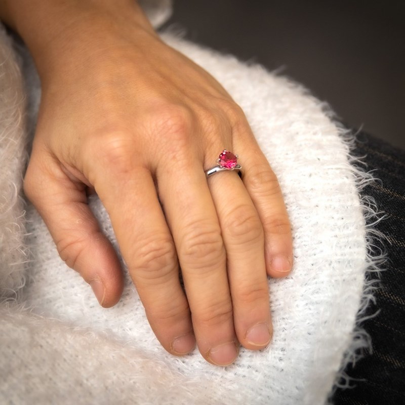 Bague Femme Rhodium ZETA