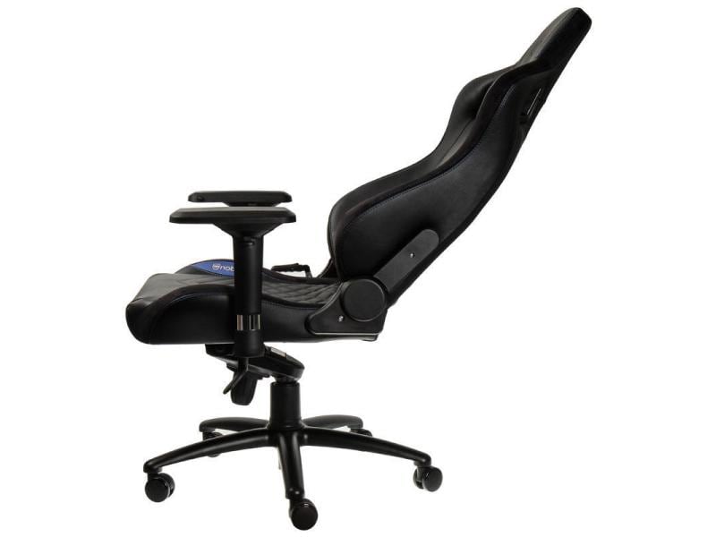 noblechairs Gaming-Stuhl EPIC Schwarz/Blau Besonders bequemer Computersessel, Mercedes-AMG Petronas Motorsport Edition