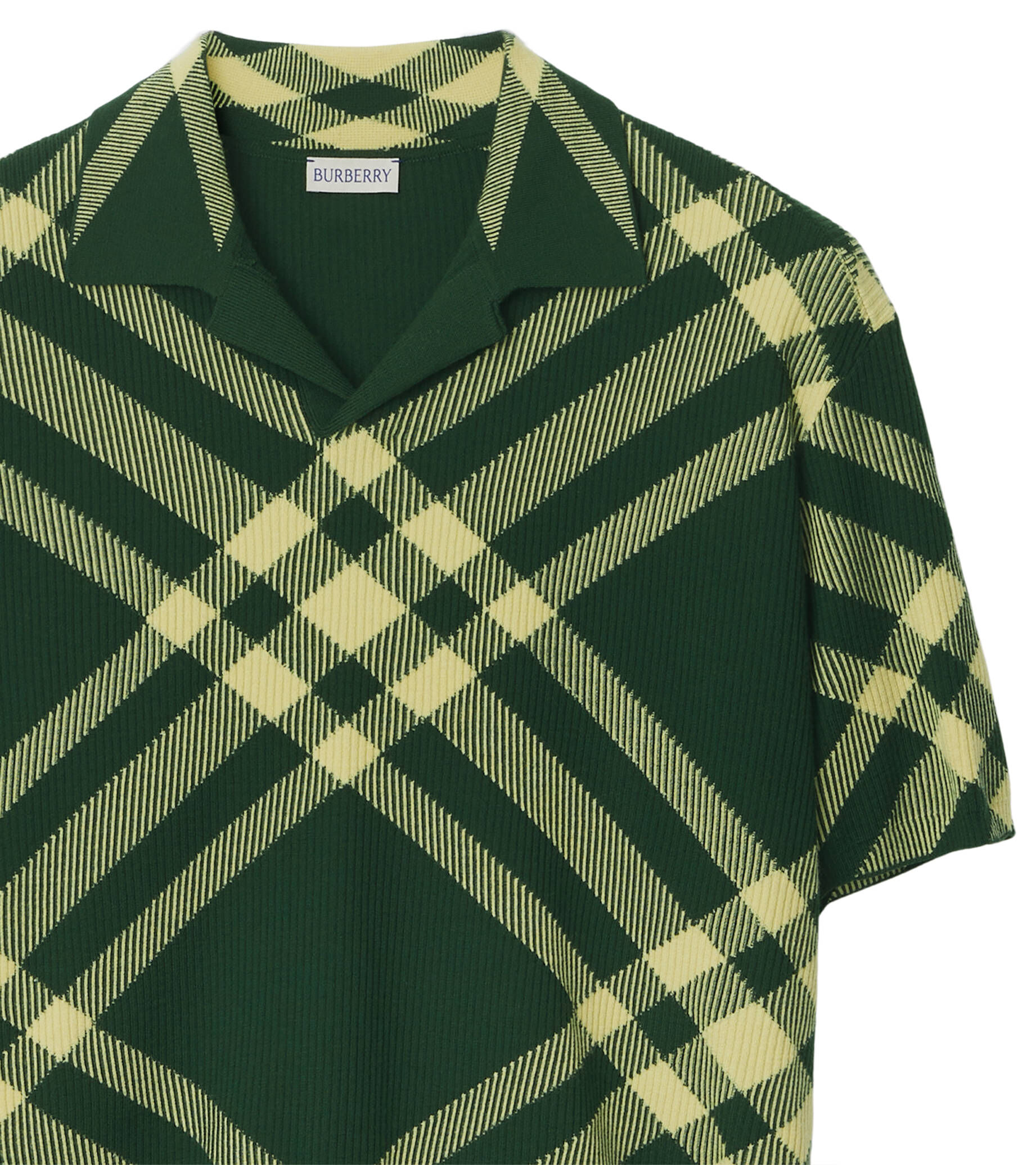 Burberry| Herren Poloshirt mit Wolle Kurzarm