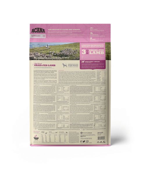 Acana Singles Grass-Fed Lamb Lam&Appel - Hondenvoer
