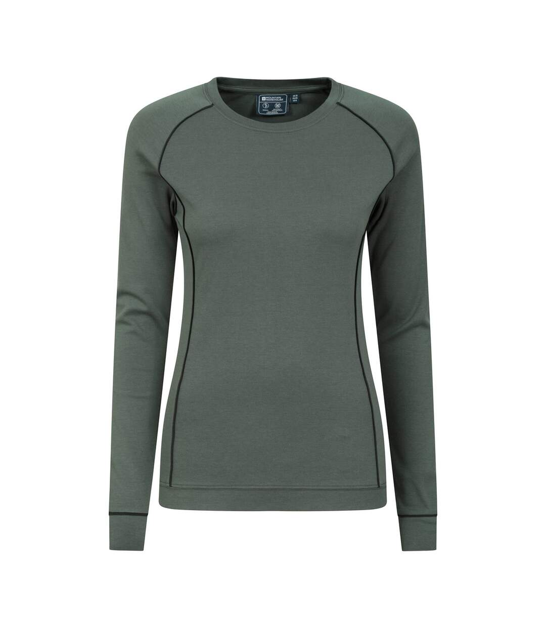 Mountain Warehouse - Haut BAMBOO - Femme (Kaki foncé) - UTMW2094