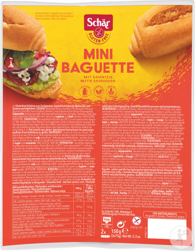 Schar Mini Baguette Duo 150g (6569)