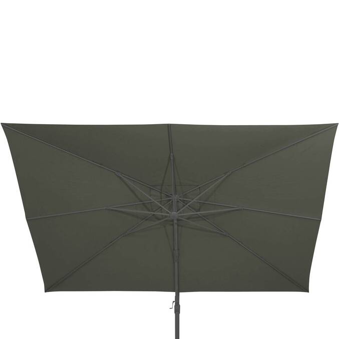 Parasol déporté carré inclinable MELHIA Vert laurier