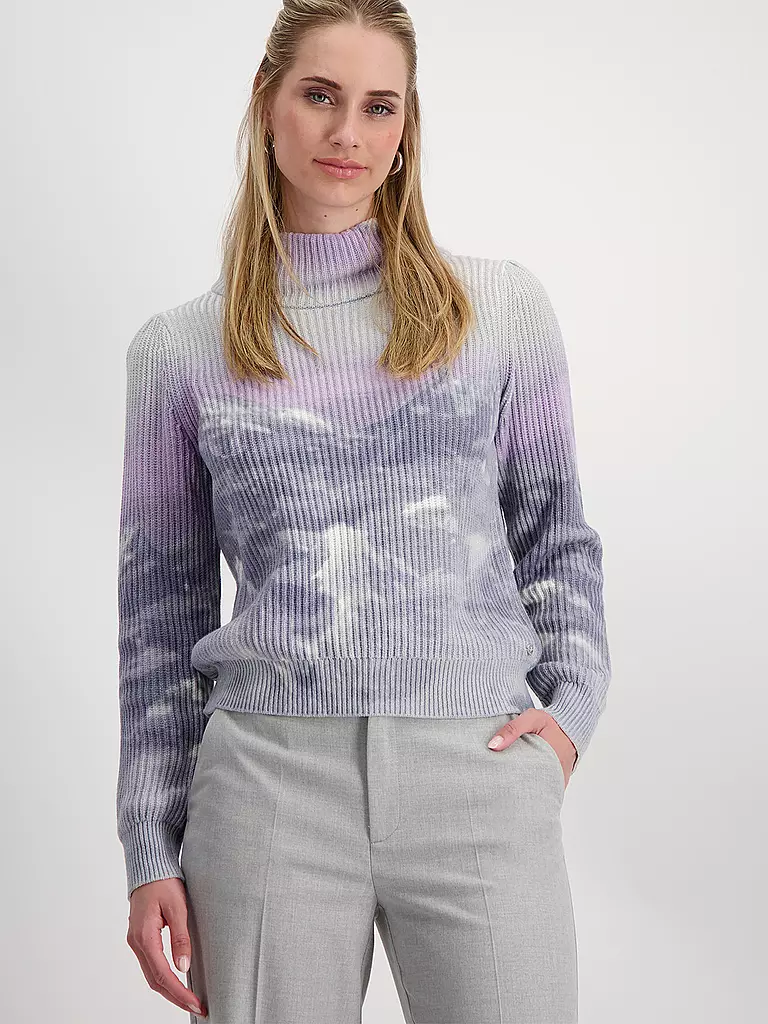 MONARI Rollkragenpullover lila