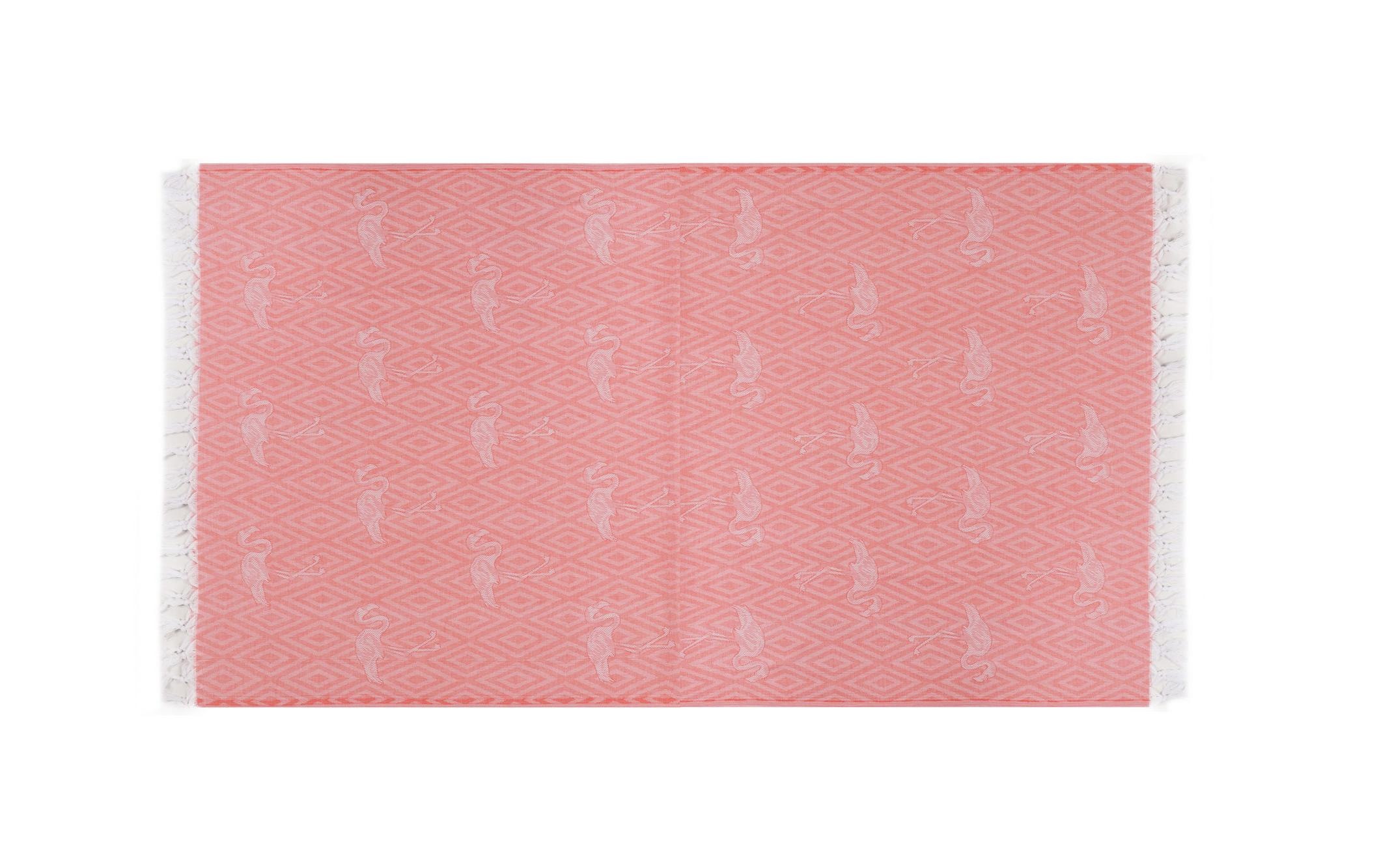 Strandtuch »Foutastic Flamingo Rosa«