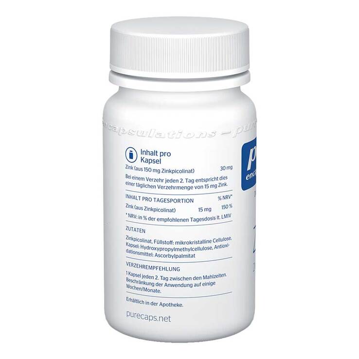 Pure Encapsulations Zink Zinkpicolinat Kapseln, 60 St