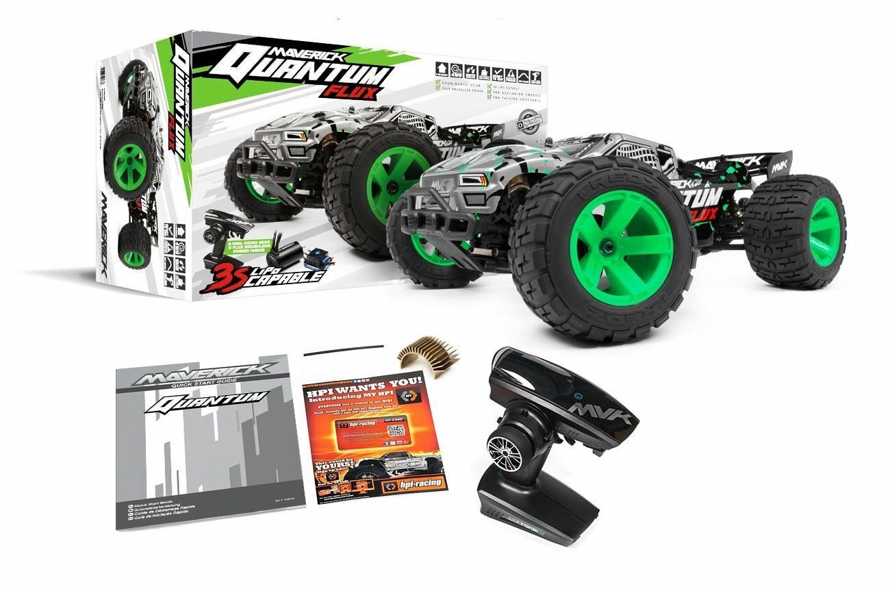 Maverick - Quantum XT Flux 80A 1/10 4WD Truck - Sølv