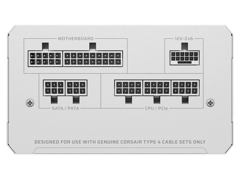 Corsair Netzteil RMe Serie 2025 RM750e 750 W Vollständig modulares, geräuscharmes ATX-Netzteil mit 750 W Leistung
