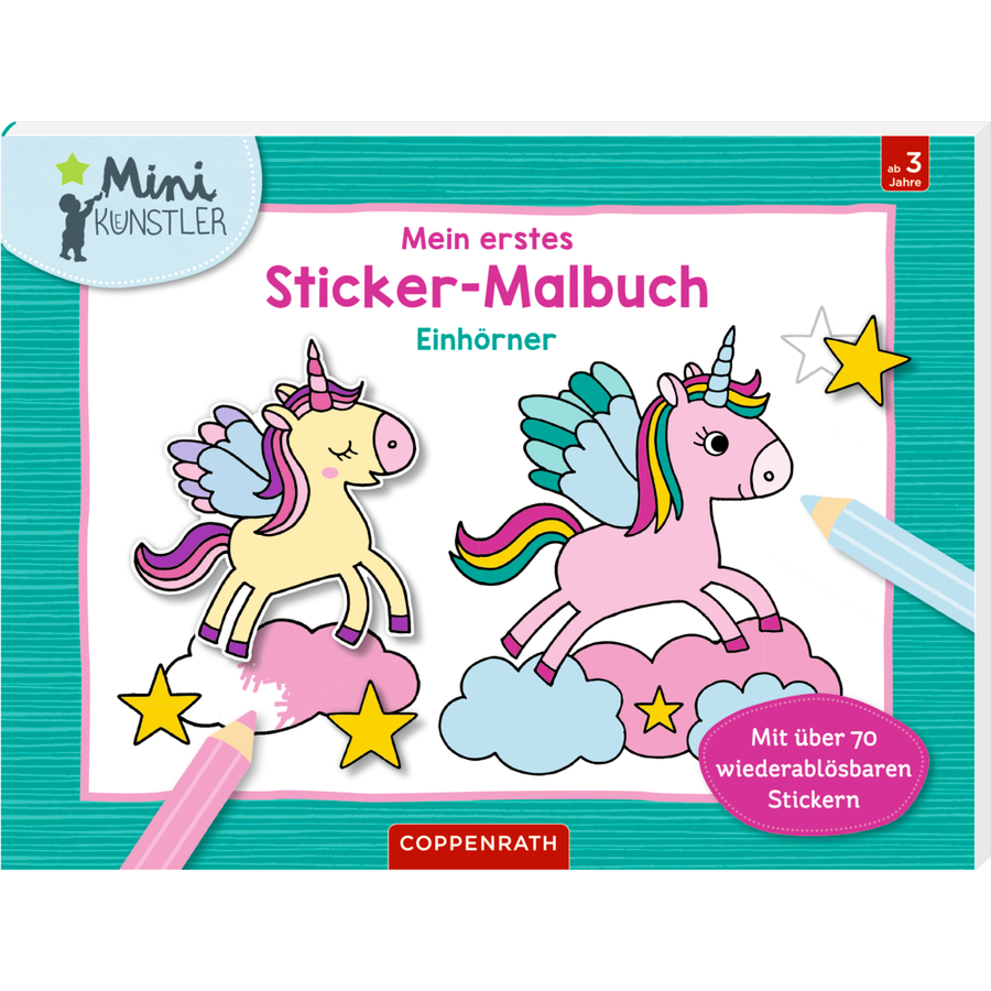 COPPENRATH Mein 1. Sticker-Malbuch - Einhörner (Mini-Künstler)
