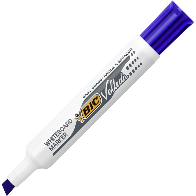 Marqueur effaçable Bic Velleda 1791 pointe biseautée de 3,3 à 4,6 mm