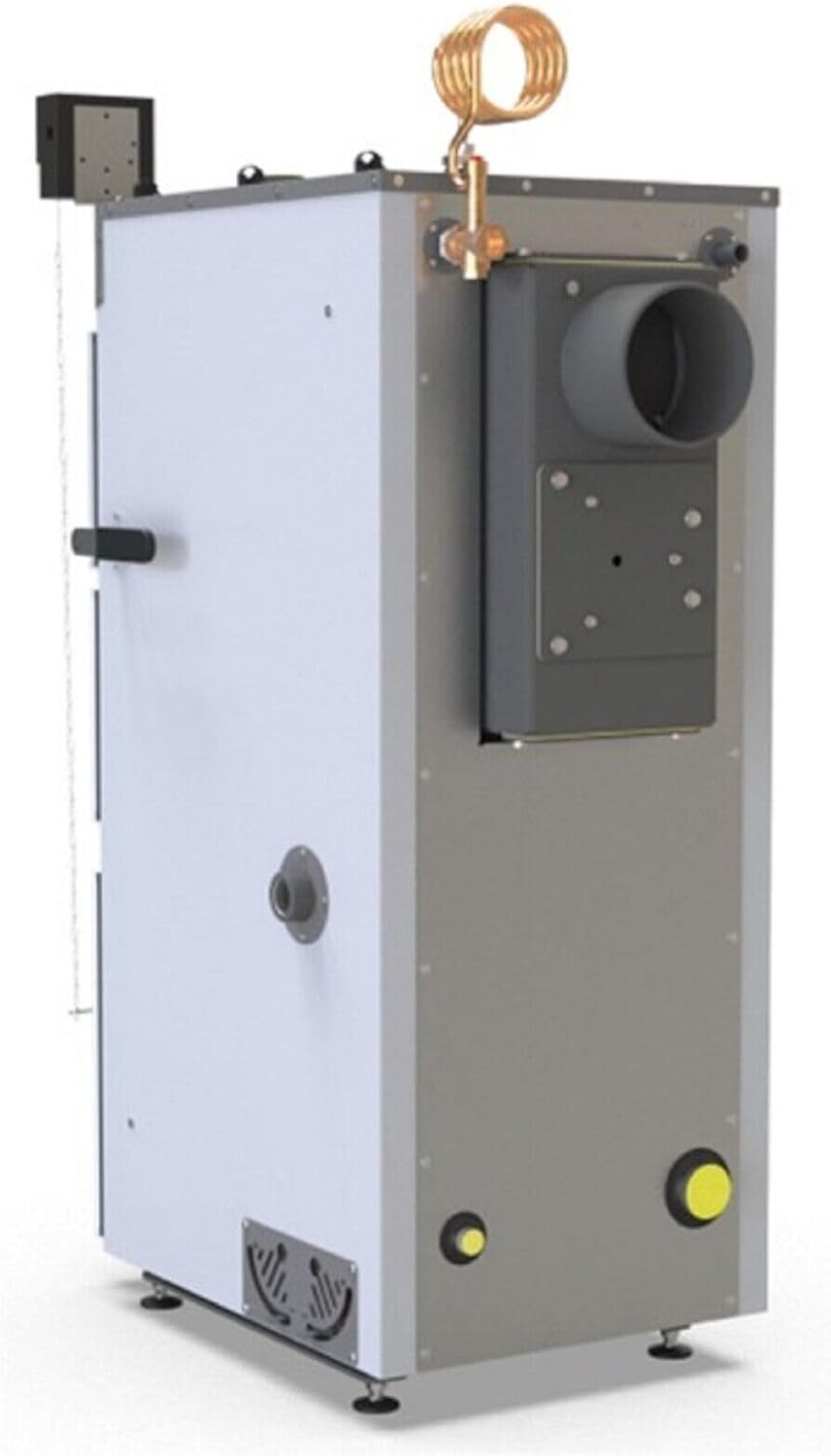 Defro Firewood Plus Holzkessel, 24 kW, Naturzugkessel für Zentralheizung, Scheitholzbetrieb
