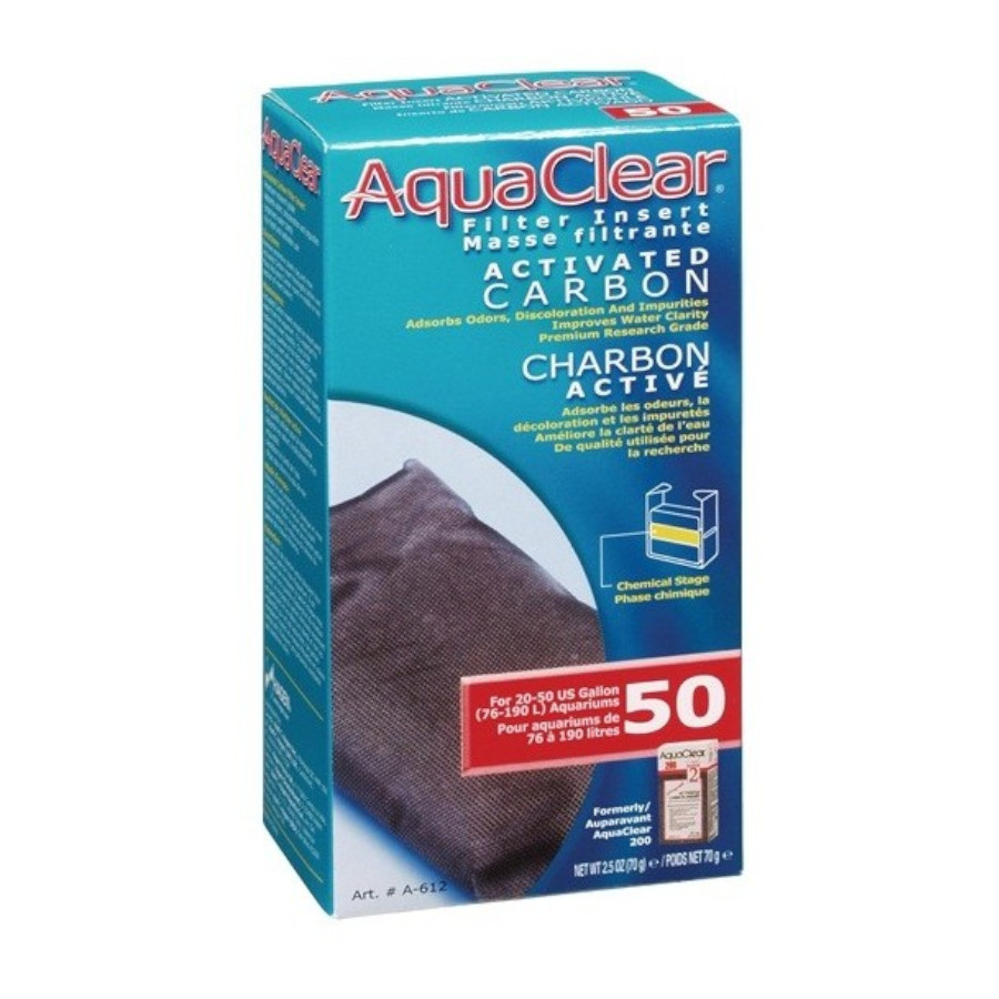 Substituição de carvão ativado Aquaclear para filtro externo de aquário