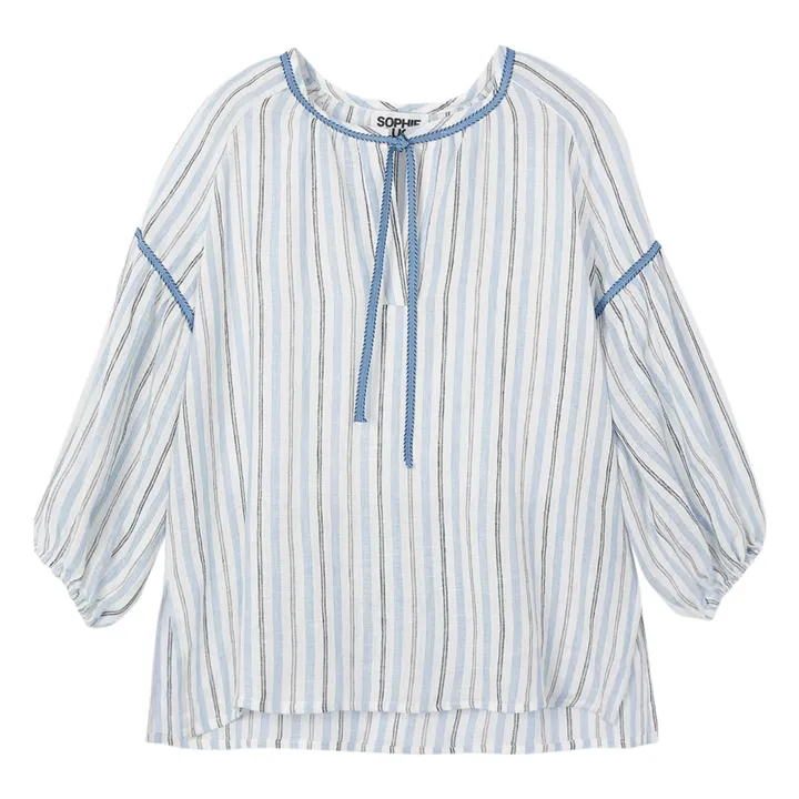 Sophie + Lucie Blouse Rayée | Bleu
