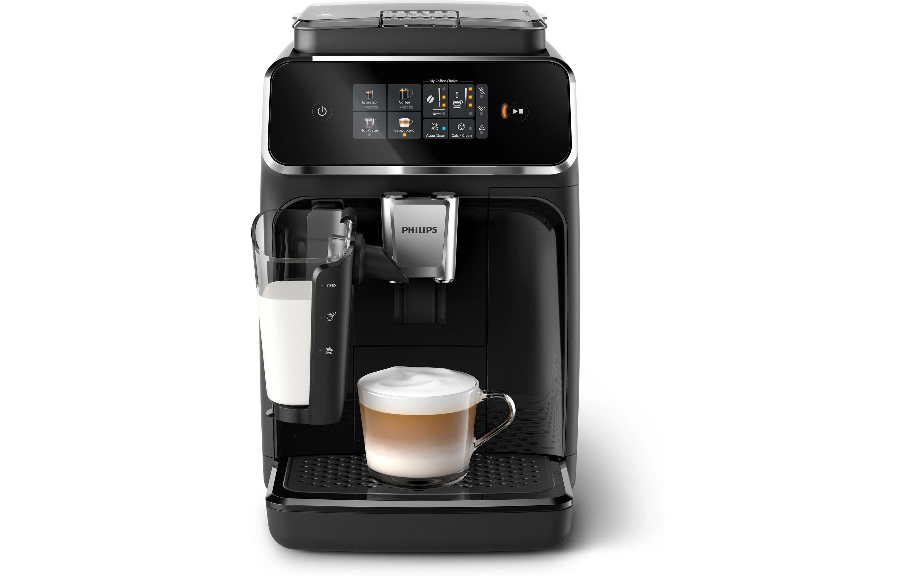Kaffeevollautomat Series 2300 EP2331/10 Klavierlack Schwarz<br>Kaffeemaschine mit LatteGo Milchsystem