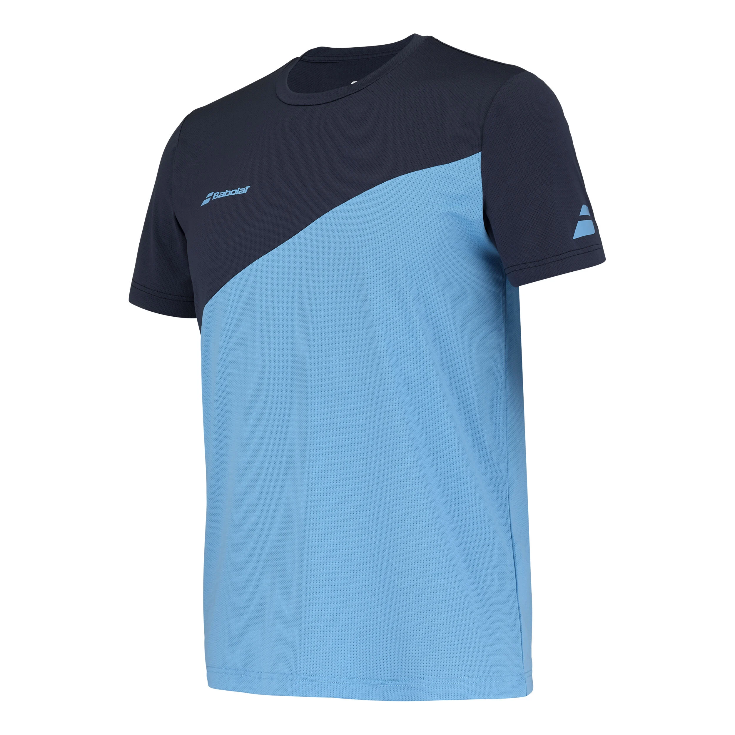 Babolat Drive Crew Neck T-shirt Hommes - Bleu , Bleu Foncé