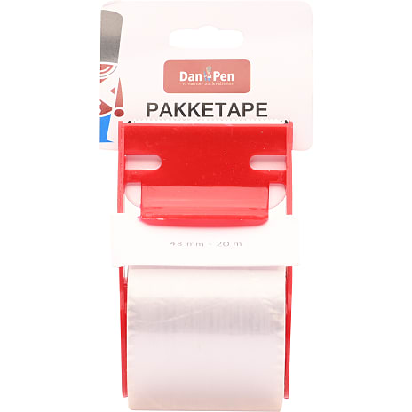 Danpen pakketape m. dispenser - klar