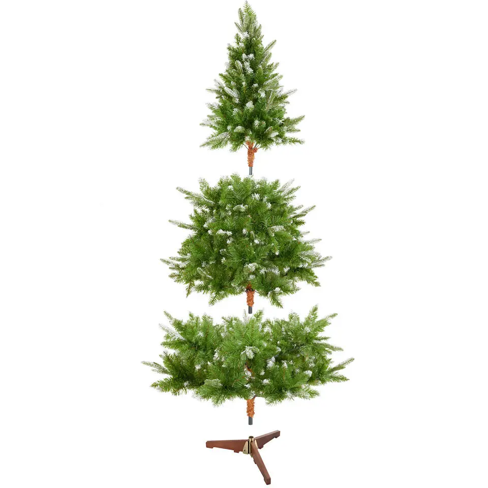 tectake Kunstkerstboom Blitzen, 180 cm, spuitgietnaalden, Groen