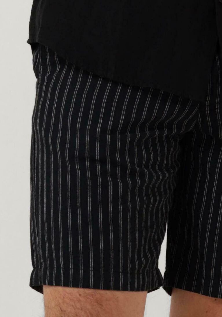 SELECTED HOMME zwarte selected homme korte broek slhregular owen linen shorts