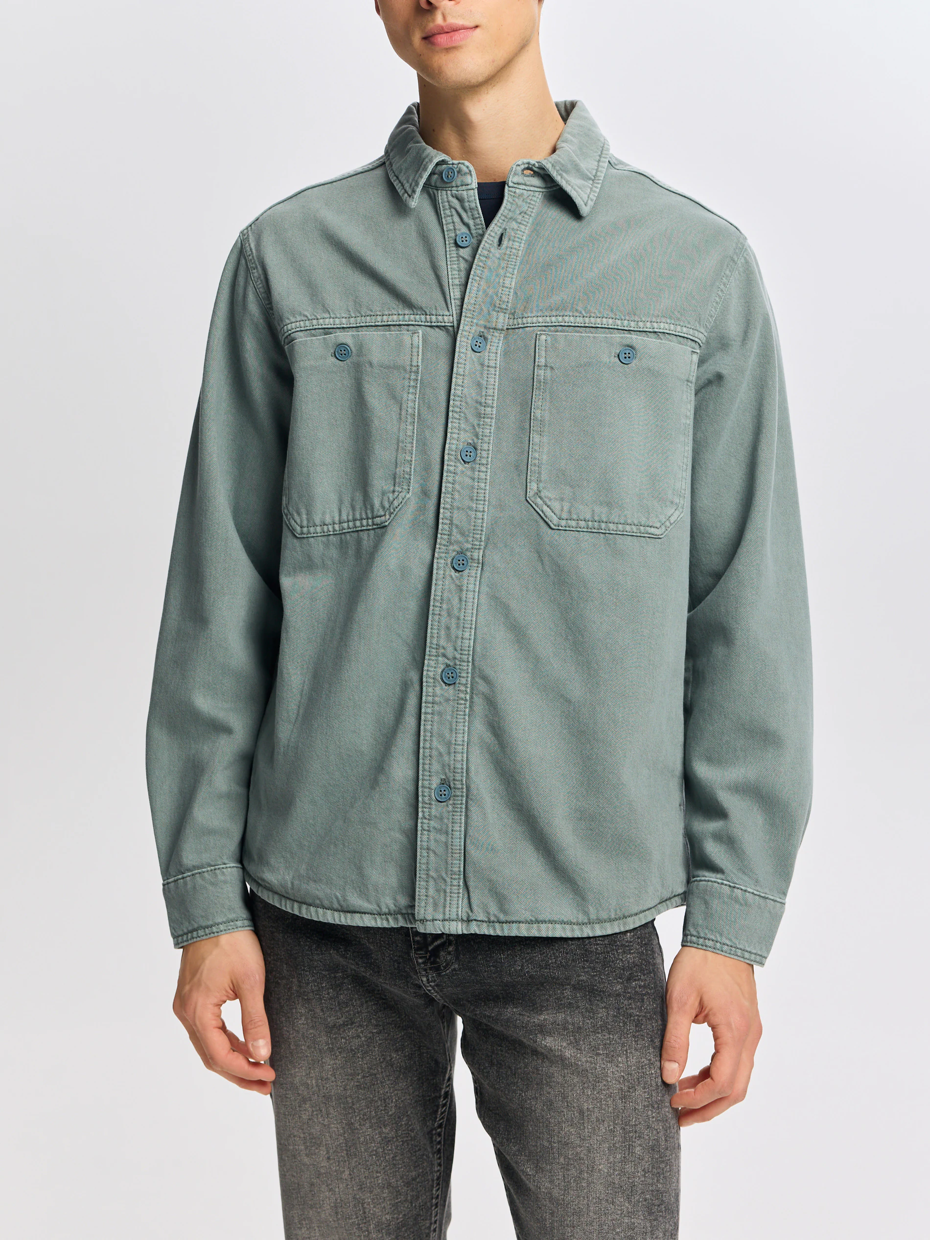 Regular Fit Jeanshemd