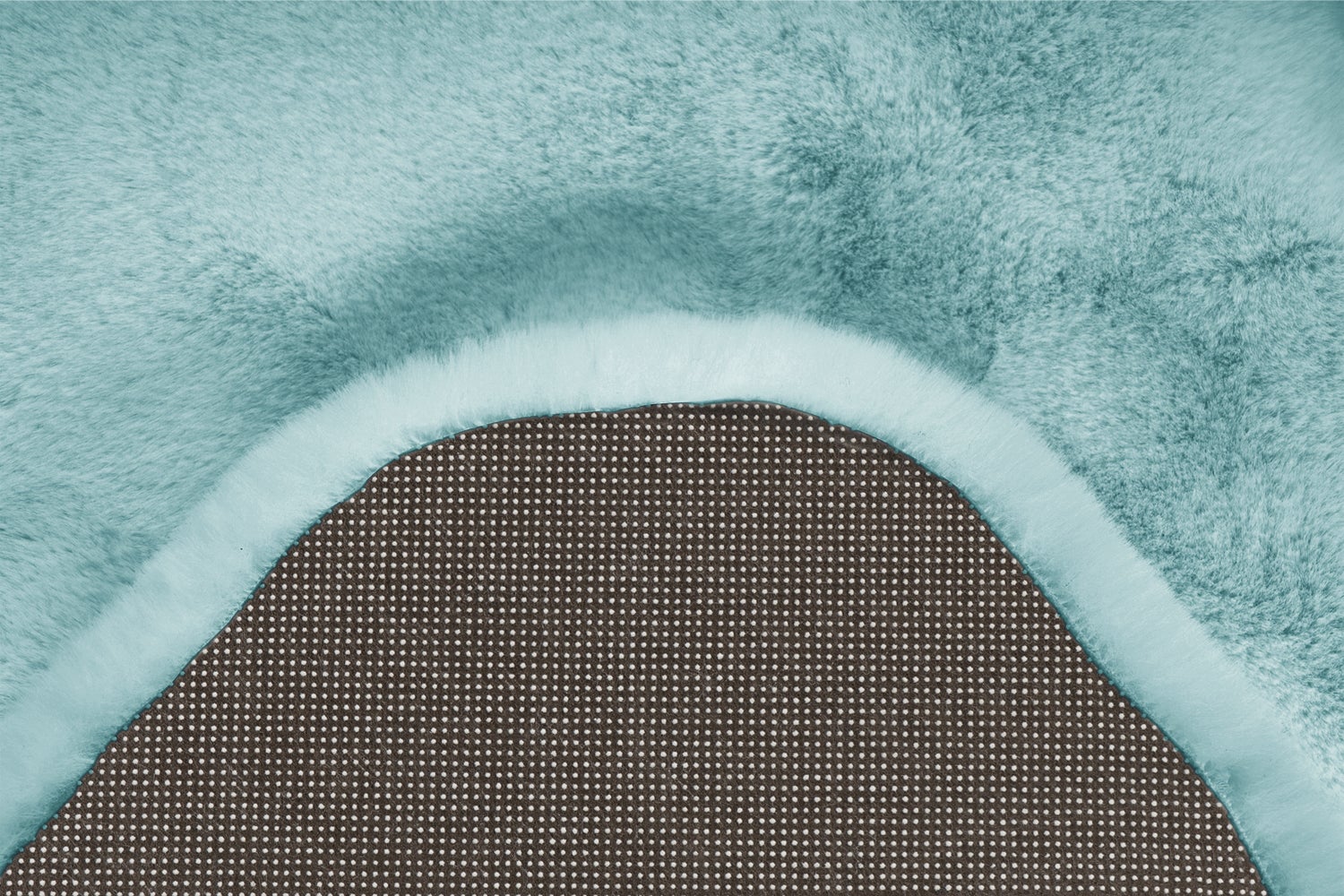 Royala hoogpolig tapijt, turquoise, 35 mm, effen, 60 x 90 cm