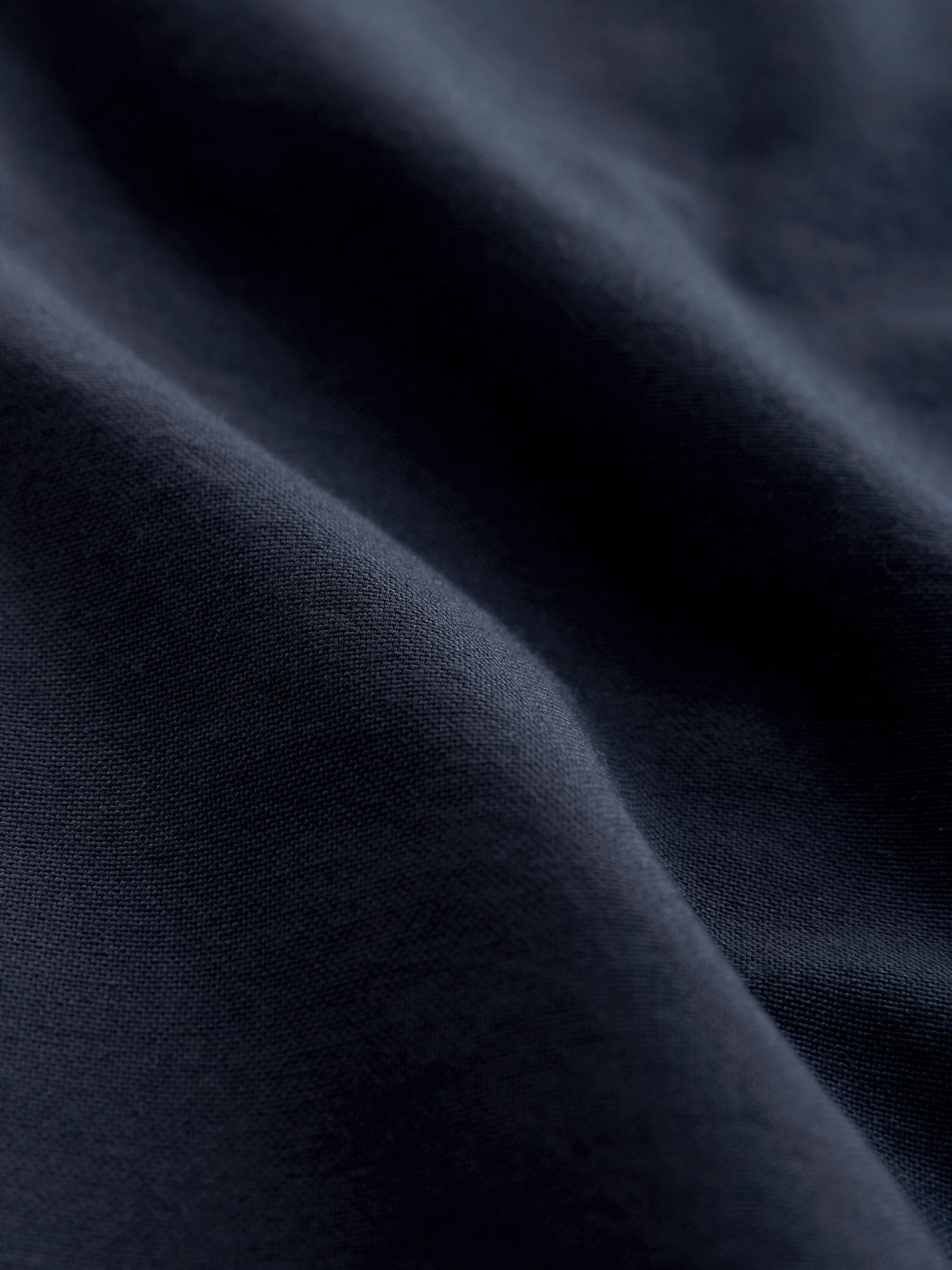 Donkerblauw - Slim Fit - Oxford-hemd met lange mouwen