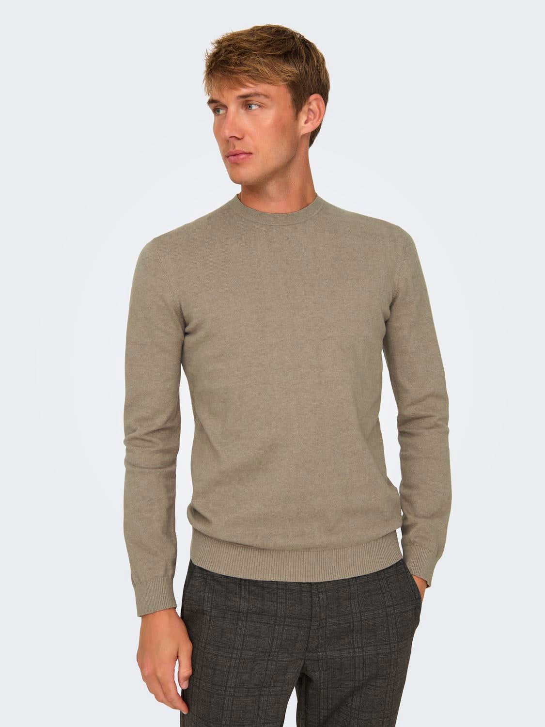 ONSLOUI Pullover Desert Taupe