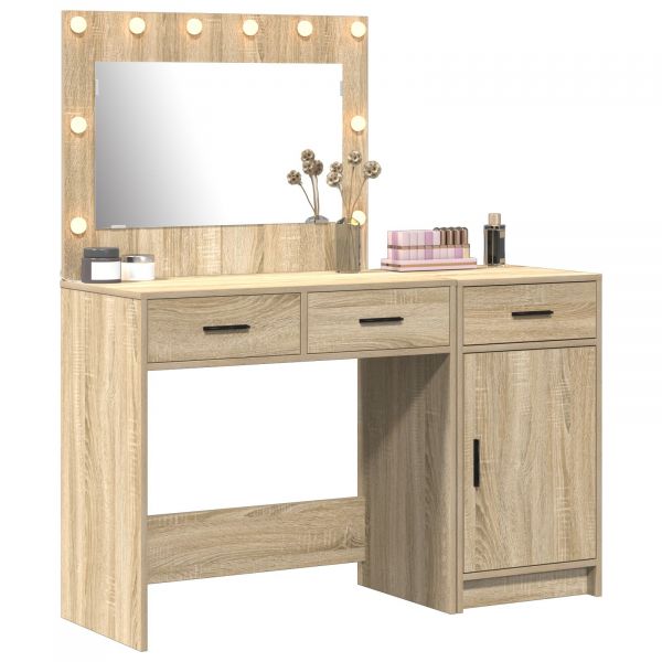 vidaXL Conjunto de 2 Carvalho Sonoma Madeira Engenheirada Padrão - 1432291323